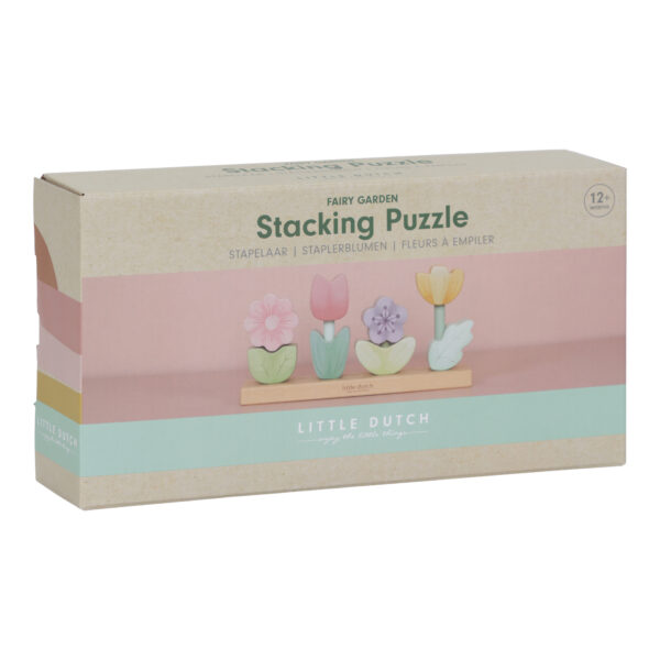 Stacking Puzzle Flowers - Fairy Garden FSC